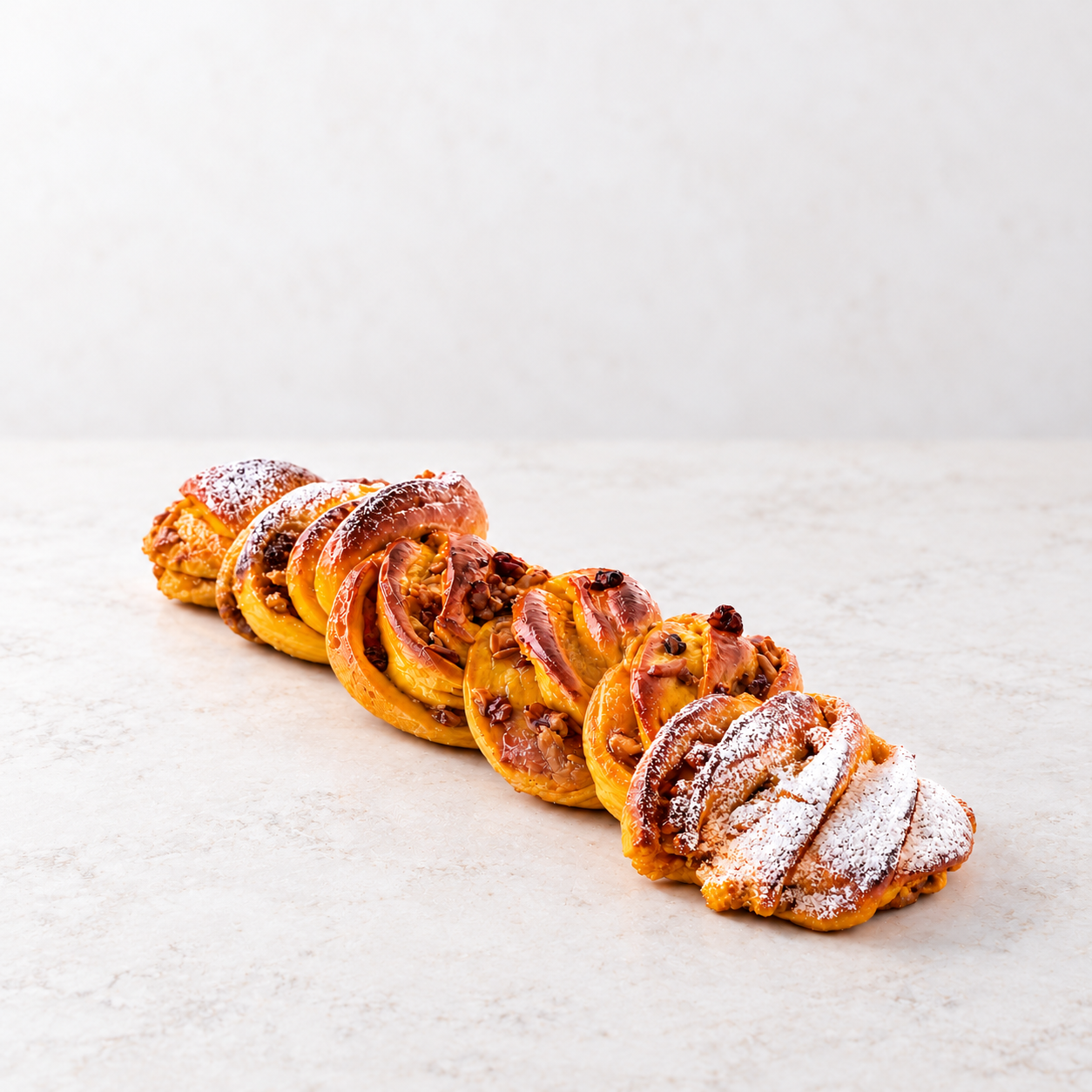 Tran�a Brioche de Ab�bora e Frutos Secos